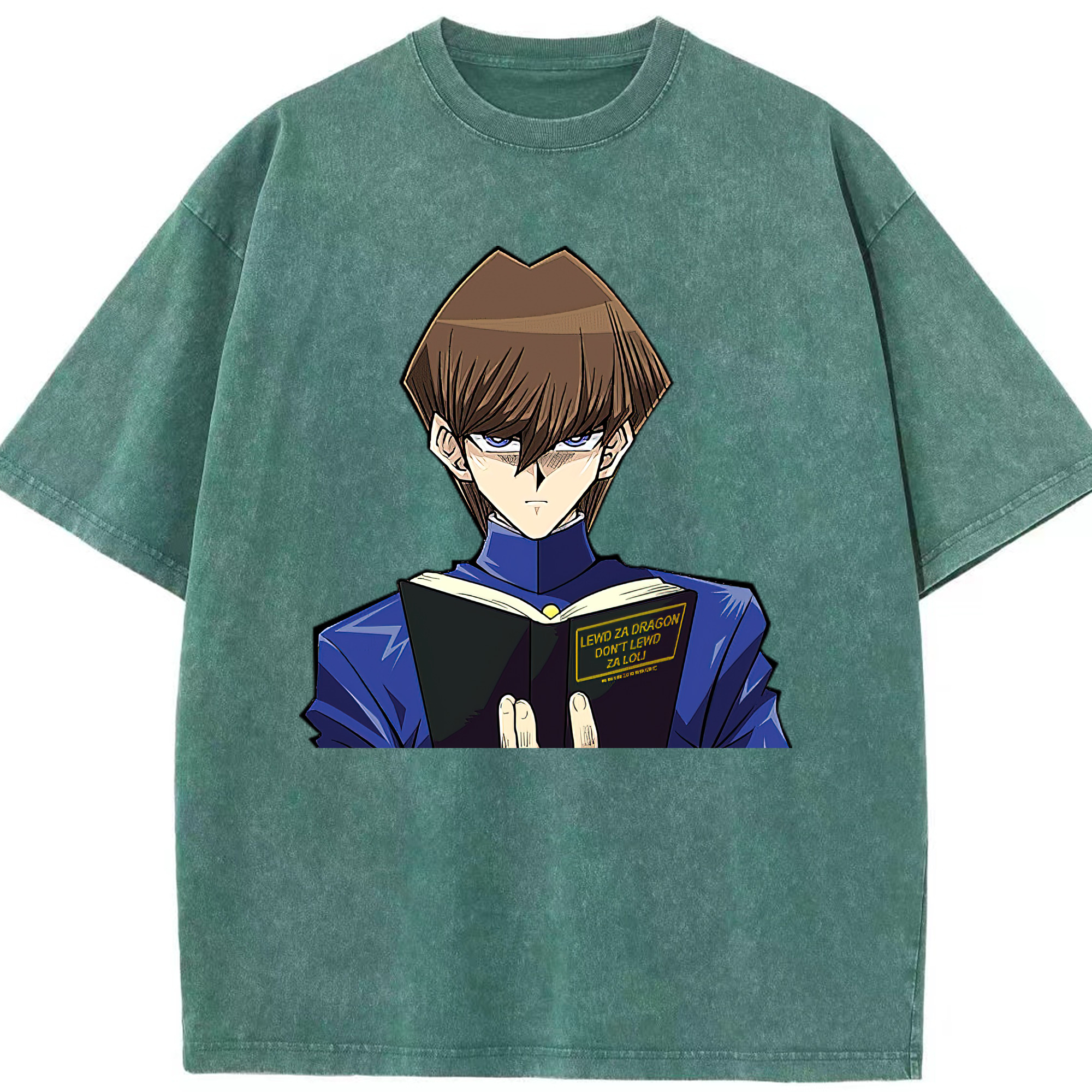 （画像用） 遊☆戯☆王 Yu-Gi-Oh! 綿100% ヴィンテージ風 半袖Tシャツ（フロントプリント）